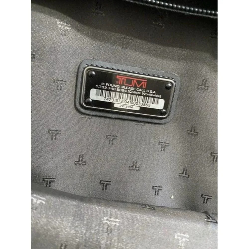 tumi alpha kleidersack black nylon weekendtravel b